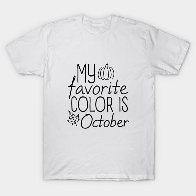 October t shirt hotsell